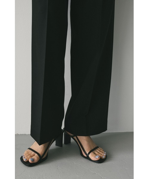 STYLEMIXER(スタイルミキサー)の「【WEB限定】ベーシックツータックパンツ ロング(スラックス・レディース・ブラウン/ベージュ/ブラック・SMALL/MEDIUM)」の16枚目の写真