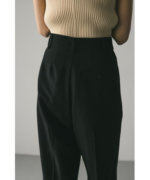 STYLEMIXER(スタイルミキサー)の「【WEB限定】ベーシックツータックパンツ ロング(スラックス・レディース・ブラウン/ベージュ/ブラック・SMALL/MEDIUM)」の17枚目の写真