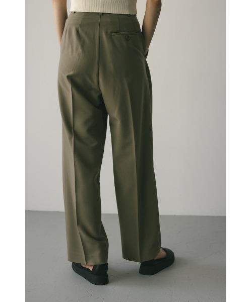 STYLEMIXER(スタイルミキサー)の「【WEB限定】ベーシックツータックパンツ ロング(スラックス・レディース・ブラウン/ベージュ/ブラック・SMALL/MEDIUM)」の6枚目の写真