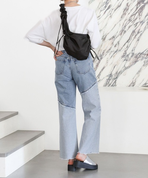 LEPSIM(レプシィム)の「ドロストミドルショルダー 119760(ショルダーバッグ・レディース・ブラック/レオパード/シルバー/アイボリー・ONE SIZE)」の8枚目の写真