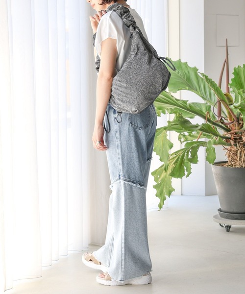 LEPSIM(レプシィム)の「ドロストミドルショルダー 119760(ショルダーバッグ・レディース・ブラック/レオパード/シルバー/アイボリー・ONE SIZE)」の11枚目の写真