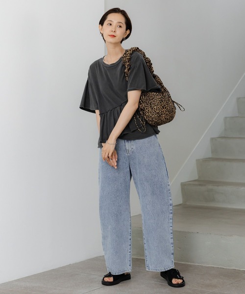 LEPSIM(レプシィム)の「ドロストミドルショルダー 119760(ショルダーバッグ・レディース・ブラック/レオパード/シルバー/アイボリー・ONE SIZE)」の18枚目の写真