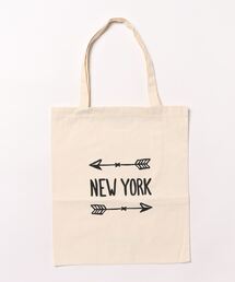 AND SQUARE（アンドスクエア）の「＜AND SQUARE＞【BAG ALL】コットントート アローNEW YORK（トートバッグ）」