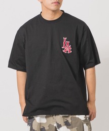 RE730（アールイーセブンサーティー）の「RE730 ロゴ刺繍半袖BIGシルエットTシャツ（Tシャツ/カットソー）」