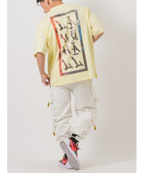 RE730（アールイーセブンサーティー）の「RE730 ロゴ刺繍半袖BIGシルエットTシャツ（Tシャツ/カットソー・メンズ・イエロー/ターコイズブルー/ブラック/オフホワイト・LARGE/MEDIUM）」の15枚目の写真