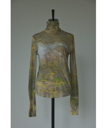 BLACK BY MOUSSY | art pattern highneck tops(アートパターンハイネックトップス)(Tシャツ/カットソー)