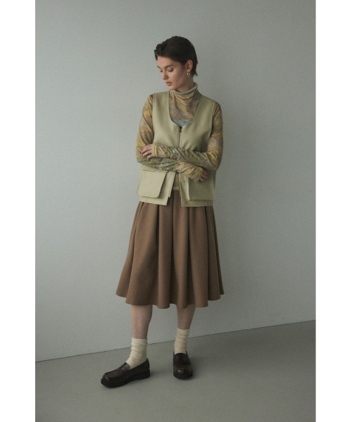 BLACK BY MOUSSY(ブラックバイマウジー)の「art pattern highneck tops(アートパターンハイネックトップス)(Tシャツ/カットソー・レディース・イエロー系その他/ブルー系その他・FREE)」の15枚目の写真