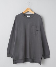 ポケット刺繍ロングスリーブTシャツ