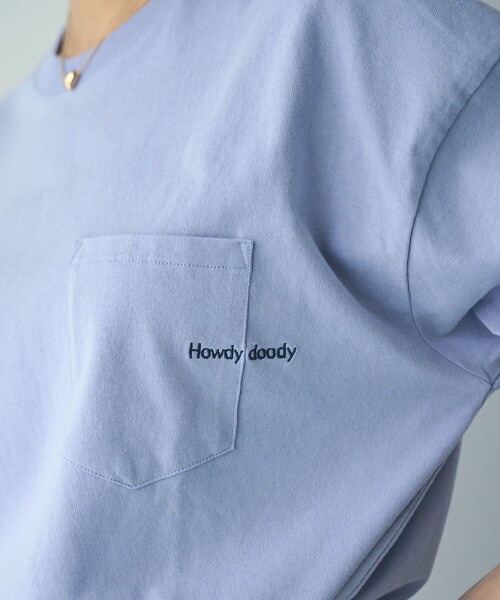 coen(コーエン)の「ポケット刺繍ロングスリーブTシャツ(Tシャツ/カットソー・レディース・オフホワイト/ライトピンク/ライラック/ダークグレー・M/L)」の10枚目の写真