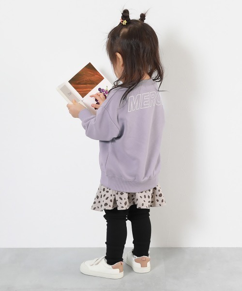 devirock（デビロック）の「デビラボ BOXシルエット プリント トレーナー（スウェット・キッズ・ブラック系その他/オレンジ系その他/パープル系その他3/ベージュ系その他/ベージュ系その他2/パープル系その他/パープル系その他2/ブルー系その他/グリーン系その他/グレー系その他2/グレー系その他/ブルー系その他2/ブラック系その他2/グレー系その他3・90cm/100cm/110cm/120cm/130cm/140cm/150cm/160cm）」の18枚目の写真