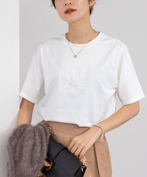 NOLLEY’S | ノーリーズ刺繍Tシャツ(Tシャツ/カットソー)