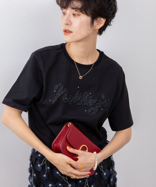 NOLLEY’S（ノーリーズ）の「ノーリーズ刺繍Tシャツ（Tシャツ/カットソー・レディース・ホワイト系その他3/ブラック系その他/ホワイト系その他2/ホワイト系その他4/ホワイト系その他5/ブラック系その他2・38）」の20枚目の写真