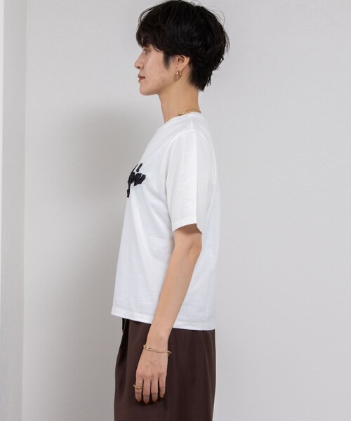 NOLLEY’S（ノーリーズ）の「ノーリーズ刺繍Tシャツ（Tシャツ/カットソー・レディース・ホワイト系その他3/ブラック系その他/ホワイト系その他2/ホワイト系その他4/ホワイト系その他5/ブラック系その他2・38）」の22枚目の写真