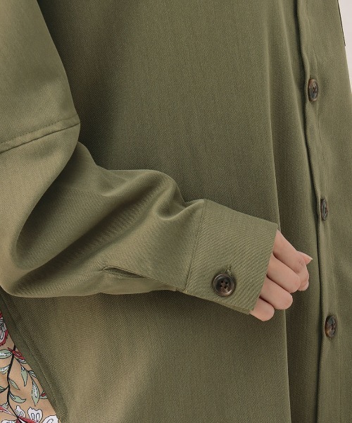 チチカカ（チチカカ）の「ドッキングシャツワンピース（シャツワンピース・レディース・カーキ/ベージュ・FREE）」の17枚目の写真