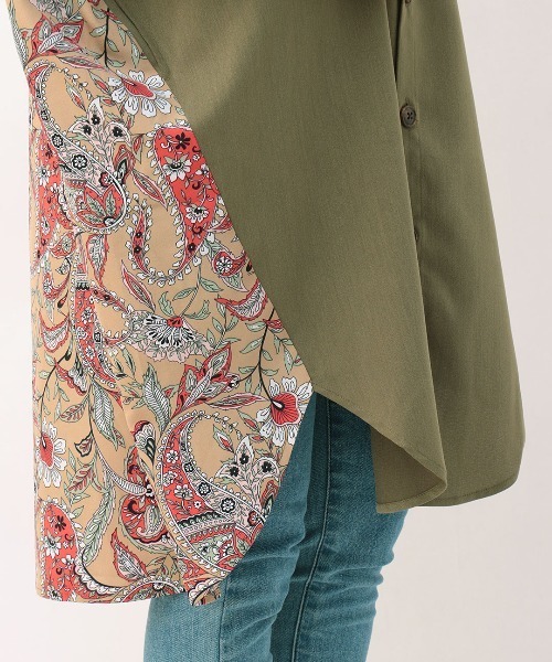 チチカカ（チチカカ）の「ドッキングシャツワンピース（シャツワンピース・レディース・カーキ/ベージュ・FREE）」の16枚目の写真