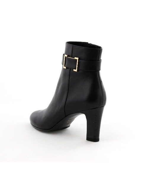 HIMIKO（ヒミコ）の「【Made in Japan】サイドバックルヒールブーツ/641406（ブーツ・レディース・ブラック系その他/ブラック/アイボリー・23.5cm/24.0cm/23.0cm/22.0cm/22.5cm/24.5cm/25.0cm）」の17枚目の写真