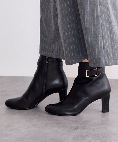 HIMIKO ショートブーツ SALE/20％OFF】【撥水】【卑弥呼】サイドVカットショートブーツ