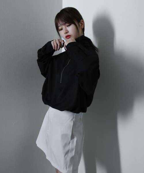 NILWAY(ニルウェイ)の「ハーフジップスタンドカラー 長袖 シャツ(シャツ/ブラウス・メンズ・ライトグレー/ホワイト/ブラック/チャコール・MEDIUM/LARGE)」の19枚目の写真
