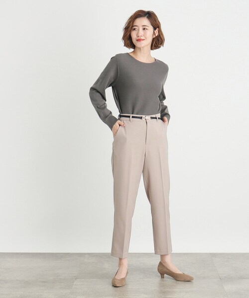 grove（グローブ）の「◆毛玉軽減ボートネックプルオーバー（ニット/セーター・レディース・ダークグレー/オフホワイト/ホワイト系5/ブラック/ライトブルー/ボルドー・02/03/01/04/05）」の14枚目の写真