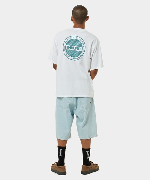HUF(ハフ)の「MANHOLE TEE / HUF ハフ プリント Tシャツ 半袖(Tシャツ/カットソー・メンズ・ホワイト/ブラック・SMALL/MEDIUM/LARGE/X-LARGE/XX-LARGE)」の14枚目の写真
