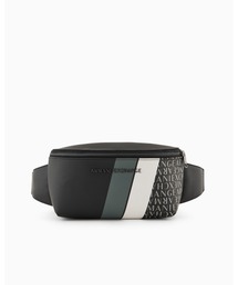 ARMANI EXCHANGE | 【A|X アルマーニ エクスチェンジ】モノグラム×ストライプ　ボディバッグ/ウエストポーチ（EC限定カラー含）(ボディバッグ/ウエストポーチ)