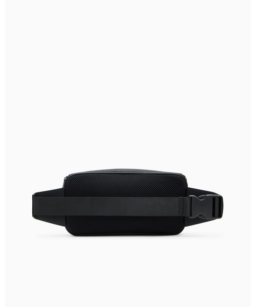 ARMANI EXCHANGE ボディバッグ モノグラム ストライプ ブラック ARMANI EXCHANGE ウエストポーチ 「A|X アルマーニ