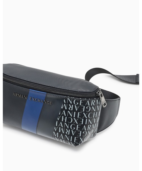 ARMANI EXCHANGE(アルマーニエクスチェンジ)の「【A|X アルマーニ エクスチェンジ】モノグラム×ストライプ ボディバッグ/ウエストポーチ(ボディバッグ/ウエストポーチ・メンズ・グリーン/ネイビー/レッド/ダークブルー・FREE)」の7枚目の写真