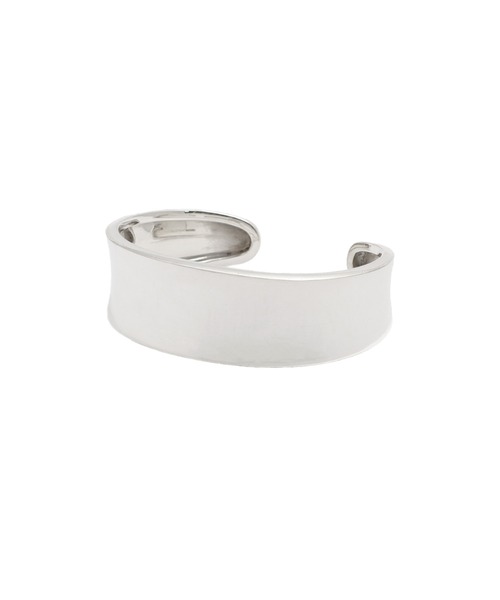 YArKA（ヤーカ）の「【YArKA/ヤーカ】flat design curve bangle [kibuo3] / フラットカーブデザインバングル（バングル/リストバンド・メンズ・シルバー・FREE）」の3枚目の写真