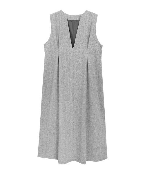 Pierrot（ピエロ）の「選べる柄タックジャンパースカート（ジャンパースカート・レディース・グレー系その他2/ブラウン系その他/グレー系その他/グレー系その他3・M/L/PM）」の22枚目の写真