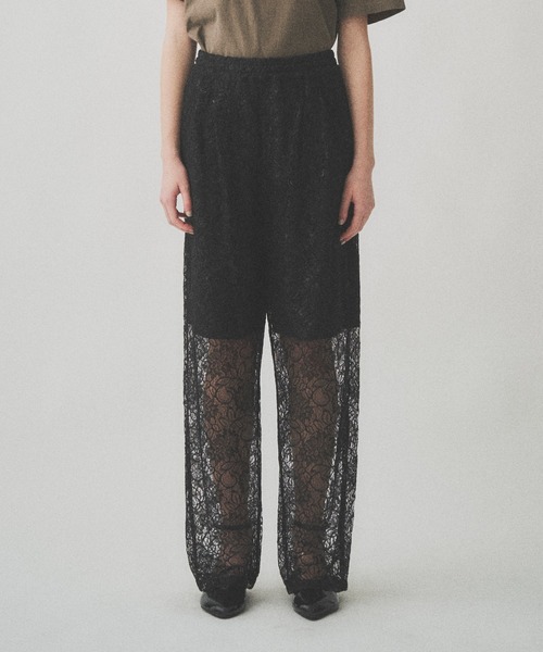 juha（ユハ）の「HERRINGBONE LINEN CROPPED PANTS（その他