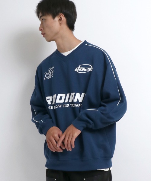 ナイキ　アーセナル　トレーニング　スウェット　トレーナー　ゲームシャツ セール】ゲームシャツ風サッカーユニフォームデザイン裏起毛スウェット