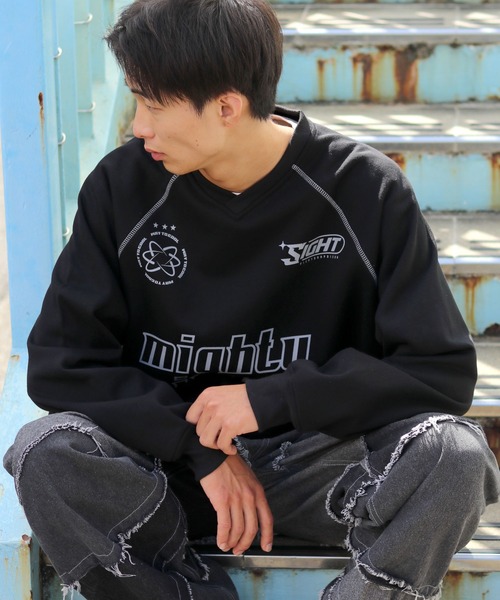 セール】ゲームシャツ風サッカーユニフォームデザイン裏起毛スウェット