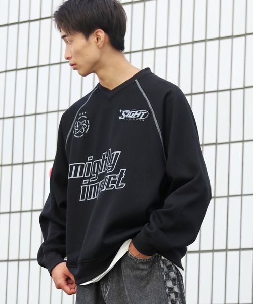 セール】ゲームシャツ風サッカーユニフォームデザイン裏起毛スウェット