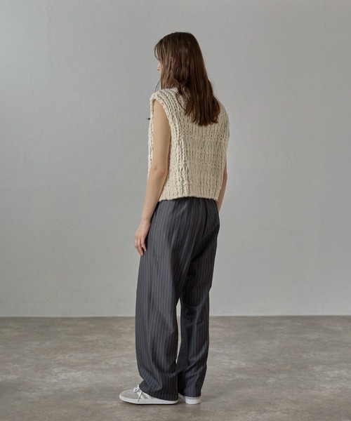 MINERTE（ミネルテ）の「【MINERTE】hand knit vest / ハンド
