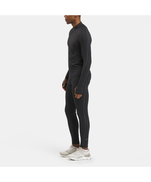 Reebok(リーボック)の「スピード ベースレイヤー LS-ファイア+ / SPEED BASELAYER LS FEAT. RBK-FIRE+(Tシャツ/カットソー・メンズ・ブラック・LARGE/MEDIUM/SMALL/XX-LARGE/XXX-LARGE/X-LARGE)」の3枚目の写真