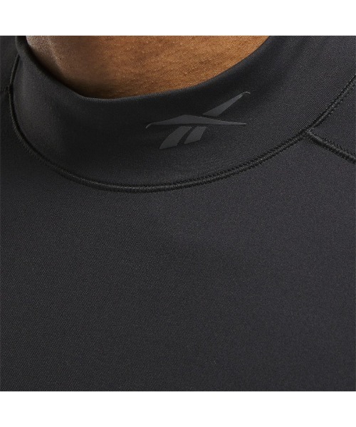 Reebok(リーボック)の「スピード ベースレイヤー LS-ファイア+ / SPEED BASELAYER LS FEAT. RBK-FIRE+(Tシャツ/カットソー・メンズ・ブラック・LARGE/MEDIUM/SMALL/XX-LARGE/XXX-LARGE/X-LARGE)」の4枚目の写真