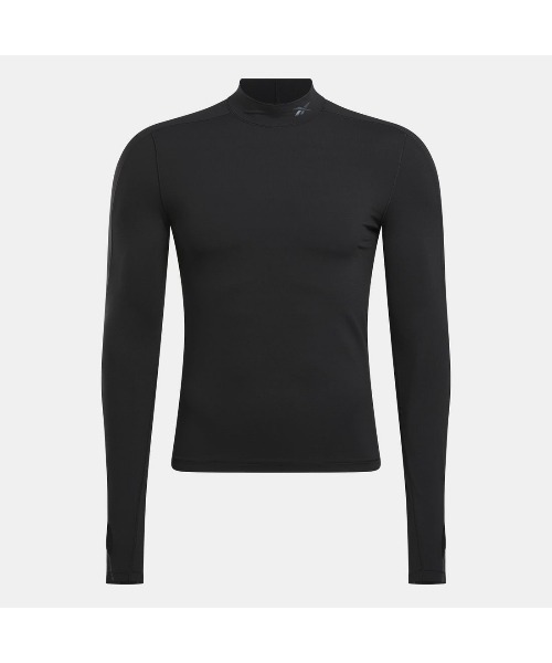 Reebok(リーボック)の「スピード ベースレイヤー LS-ファイア+ / SPEED BASELAYER LS FEAT. RBK-FIRE+(Tシャツ/カットソー・メンズ・ブラック・LARGE/MEDIUM/SMALL/XX-LARGE/XXX-LARGE/X-LARGE)」の6枚目の写真