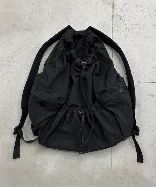 kutir（クティール）の「kutirlune／ポケットナップサック　バックパック（バックパック/リュック・レディース・ブラック/シルバー・FREE）」の11枚目の写真