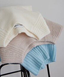 ＜EMMEL REFINES＞EM ラグランキリカエ ニットプルオーバー