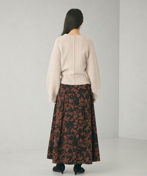 EMMEL REFINES（エメルリファインズ）の「＜EMMEL REFINES＞EM ラグランキリカエ ニットプルオーバー（ニット/セーター・レディース・ライトブルー/オフホワイト/ベージュ・FREE）」の13枚目の写真