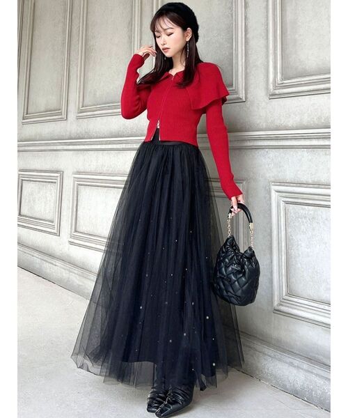 RESEXXY（リゼクシー）の「ギャザーデザインショートブーツ（ブーツ・レディース・ブラック/ベージュ・LARGE/MEDIUM/SMALL）」の17枚目の写真