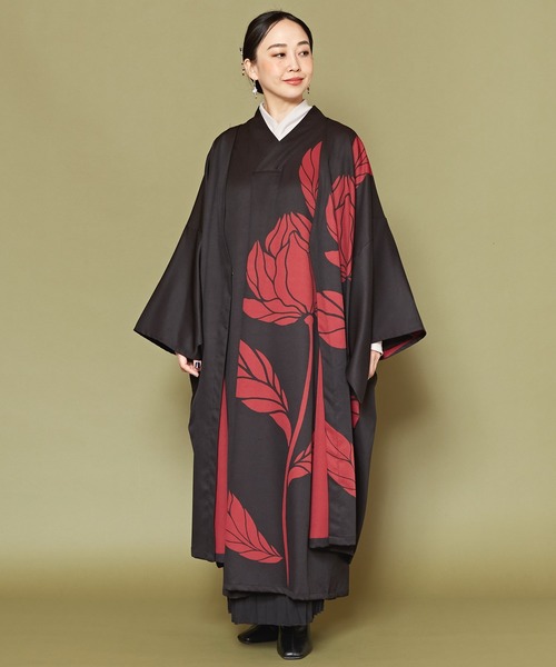 【カヤ】輪の花 長羽織（カーディガン/ボレロ）｜カヤ（カヤ）