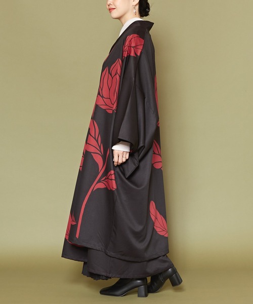 【カヤ】輪の花 長羽織（カーディガン/ボレロ）｜カヤ（カヤ）
