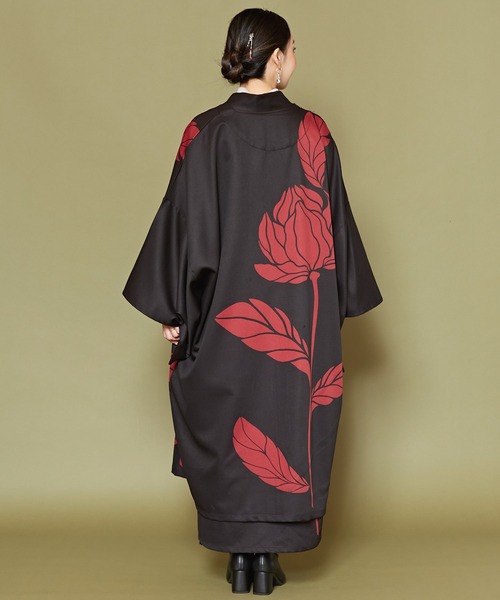 【カヤ】輪の花 長羽織（カーディガン/ボレロ）｜カヤ（カヤ）
