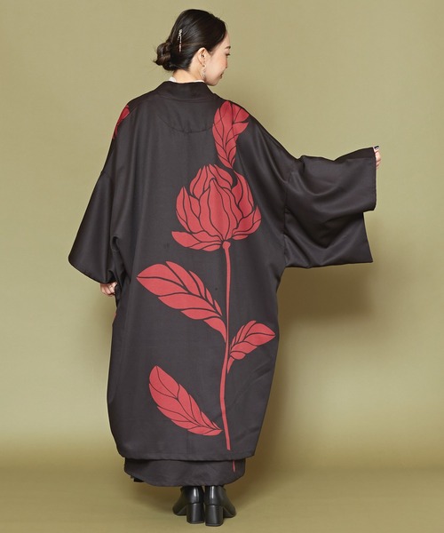 【カヤ】輪の花 長羽織（カーディガン/ボレロ）｜カヤ（カヤ）