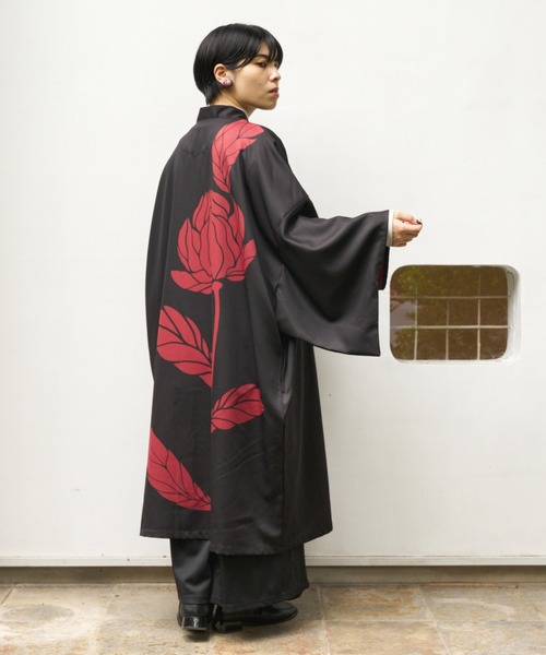 【カヤ】輪の花 長羽織（カーディガン/ボレロ）｜カヤ（カヤ）