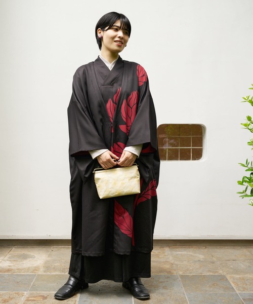 【カヤ】輪の花 長羽織（カーディガン/ボレロ）｜カヤ（カヤ）