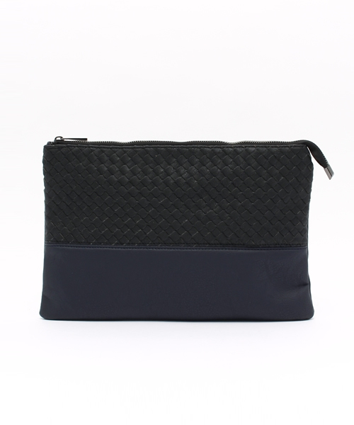 JACKROSE（ジャックローズ）の「【2WAY】コンビネーションサコッシュ＆クラッチバッグ（クラッチバッグ・メンズ・インディゴブルー/ネイビー/ホワイト/ブラック/キャメル/カモフラージュ/ブルー/サックスブルー/ブルー系その他・フリー/FREE）」の3枚目の写真