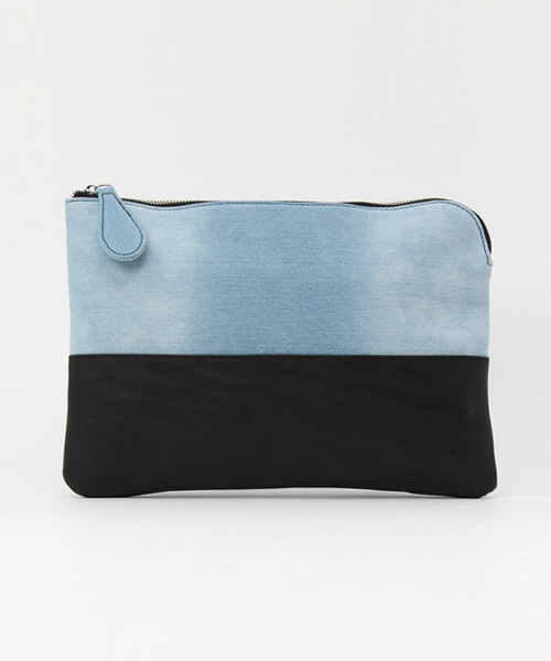 JACKROSE（ジャックローズ）の「【2WAY】コンビネーションサコッシュ＆クラッチバッグ（クラッチバッグ・メンズ・インディゴブルー/ネイビー/ホワイト/ブラック/キャメル/カモフラージュ/ブルー/サックスブルー/ブルー系その他・フリー/FREE）」の4枚目の写真