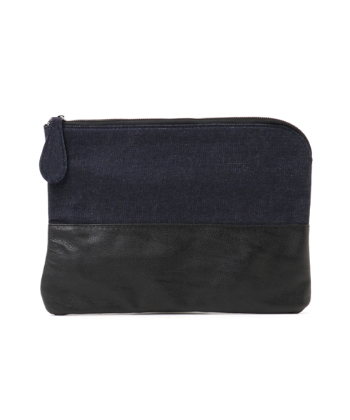 JACKROSE（ジャックローズ）の「【2WAY】コンビネーションサコッシュ＆クラッチバッグ（クラッチバッグ・メンズ・インディゴブルー/ネイビー/ホワイト/ブラック/キャメル/カモフラージュ/ブルー/サックスブルー/ブルー系その他・フリー/FREE）」の6枚目の写真